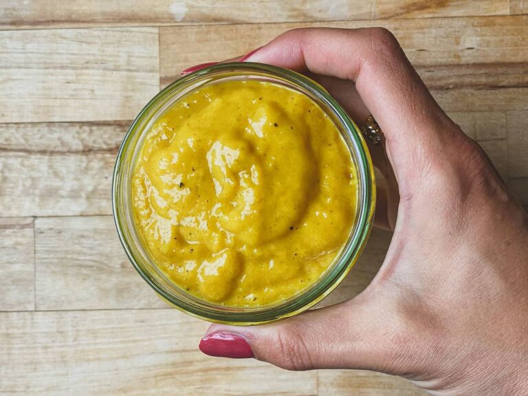 Mango-Curry-Dip vegan – Dip zum Grillen oder für Raclette ♥