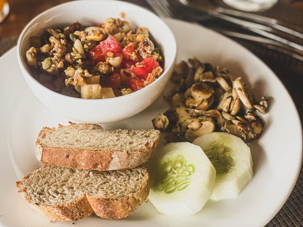 veganes Frühstück auf Kudafushi